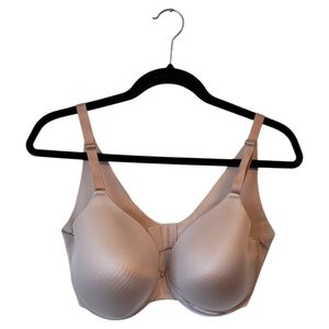 Soma Light Beige Vanishing Back Full Coverage Bra Women's Size 32DDD